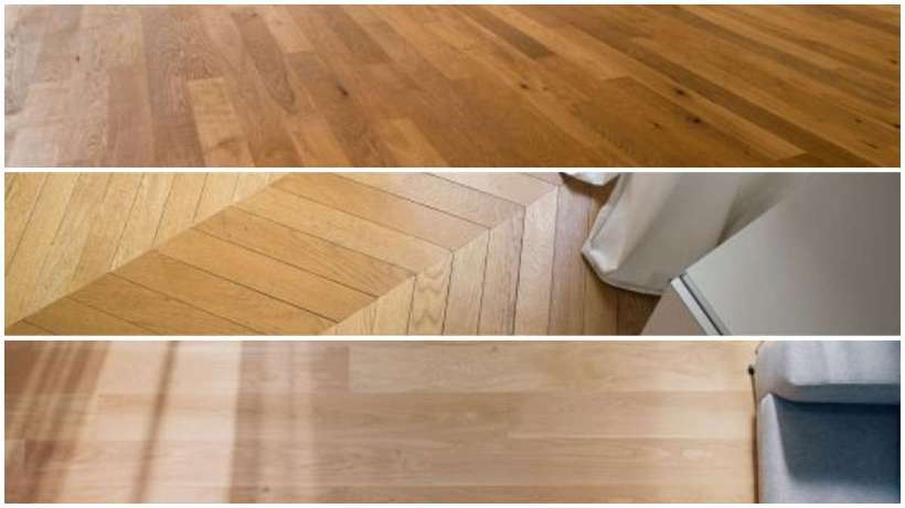 Différentes finition parquet